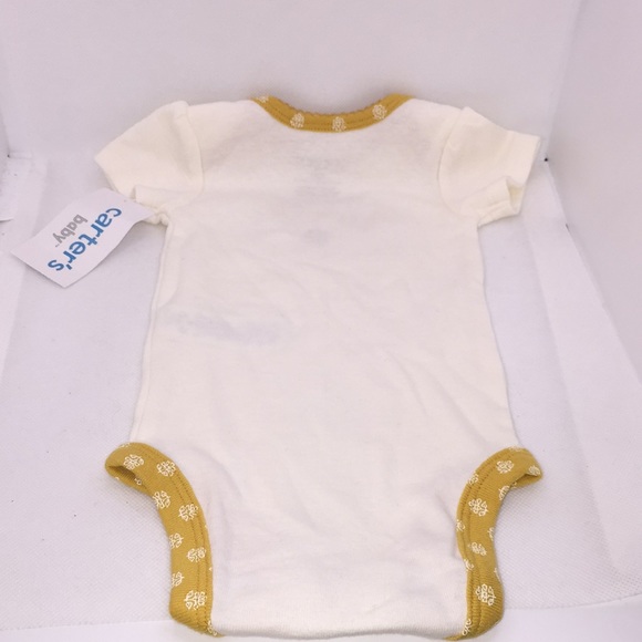 Carter’s Baby Infant Girls Newborn Diaper Shirt New with Tags NB - Picture 6 of 11